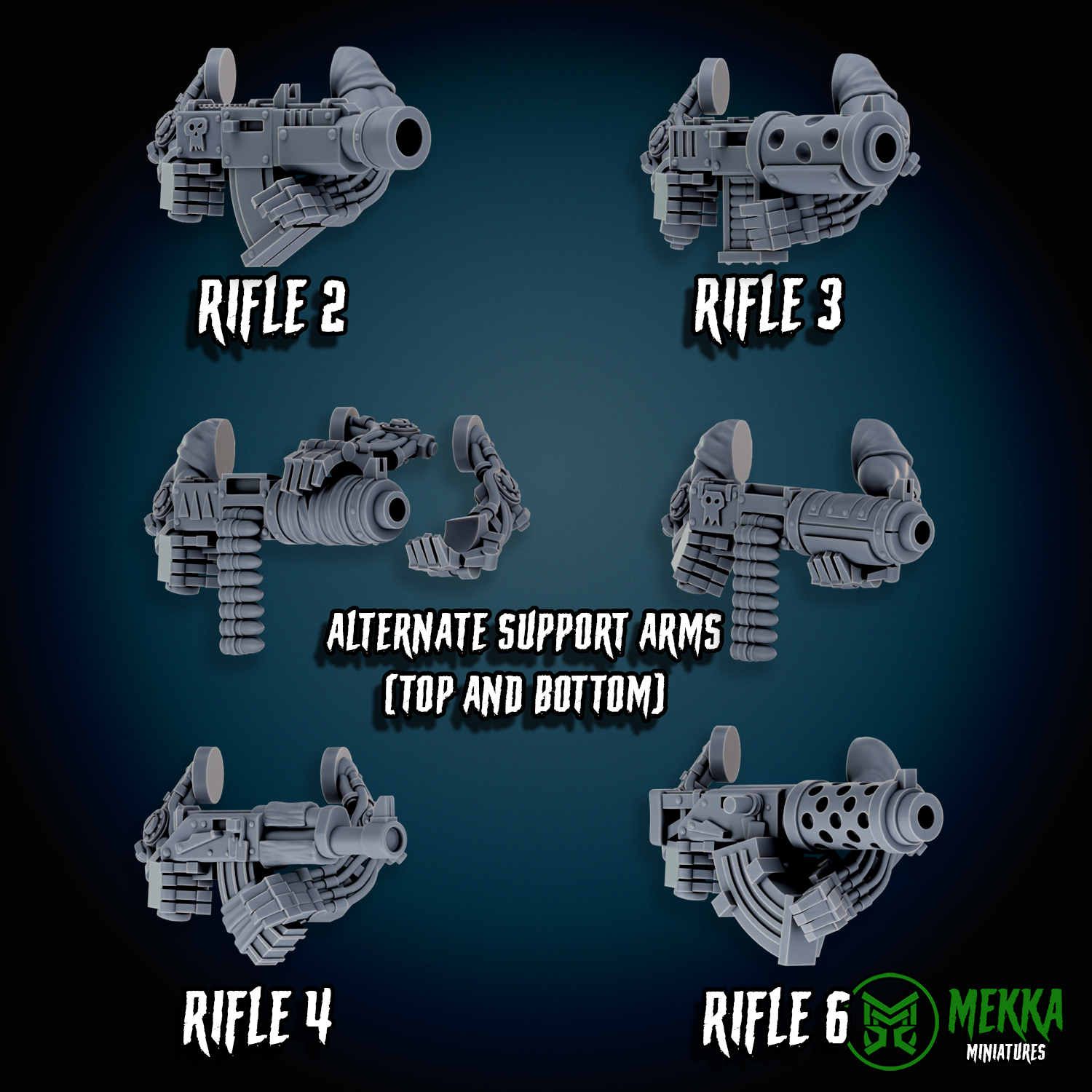 Cybork Rifle arms double handed